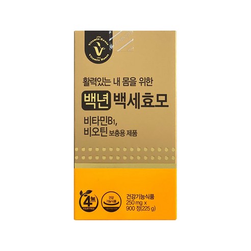 비타민하우스 백년백세효모, 900정, 1개