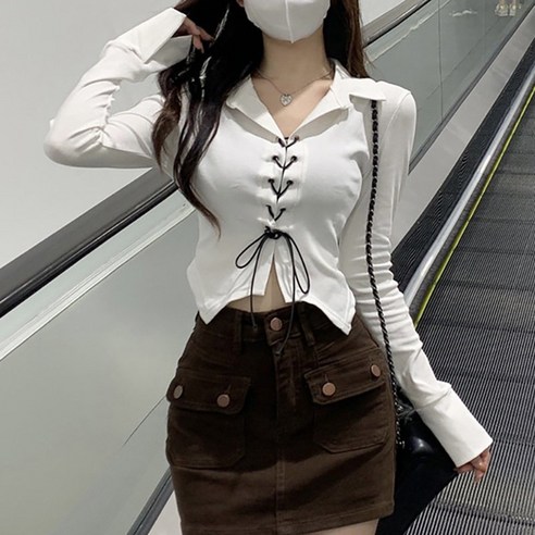 女裝 時尚 服裝 上衣 長袖 T卹 成年女性 成年女性 女裝 女裝