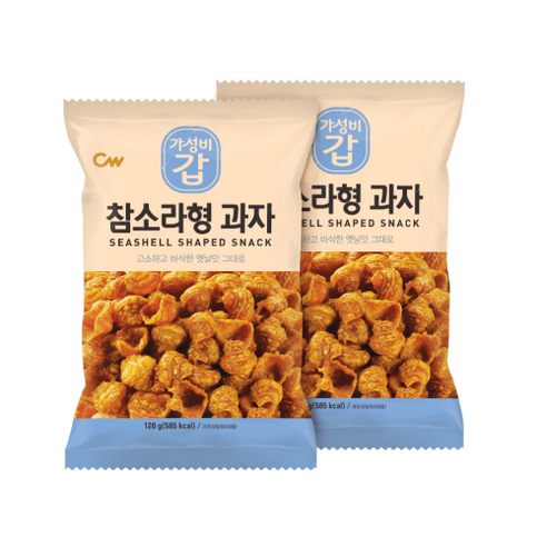 청우 참소라형 과자, 120g, 2개