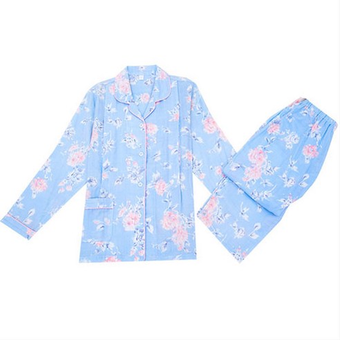 에스텔라 꽃무늬 구름 딸기 패턴 임산부 잠옷 상하 세트 PJM412