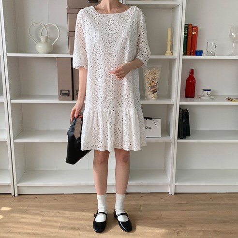 펀칭라 펀칭 스페셜 반팔 미니 원피스 cpops8654k33