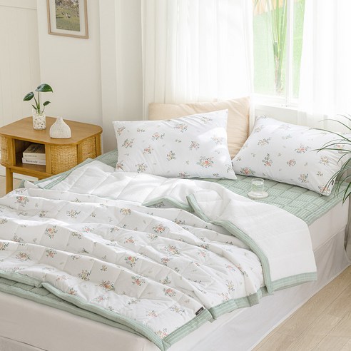 알레르망 엘린 차렵이불로 열대야 없이 꿀잠!