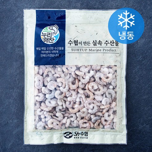 누리해찬 손질 수협 실속 백새우살 100 / 200 (냉동), 1개, 1kg
