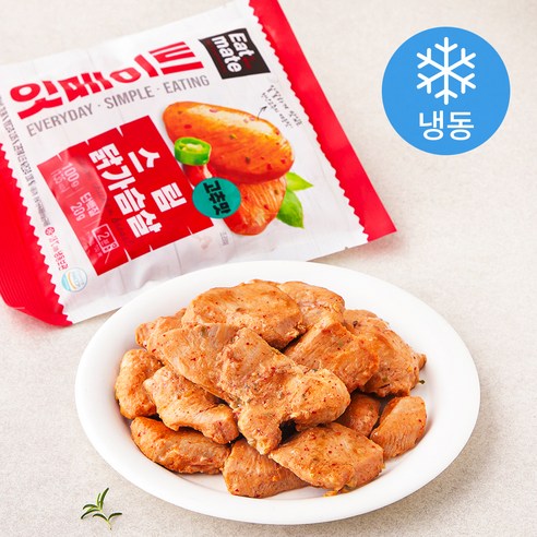 잇메이트 스팀 닭가슴살 고추맛 (냉동), 100g, 5개