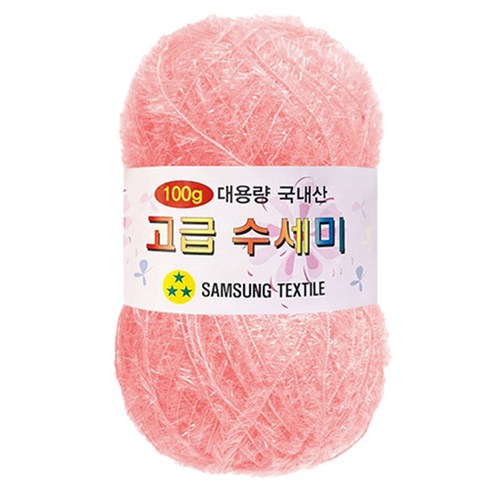 yarna 대용량 고급 수세미 100g, 147소프트핑크, 1개