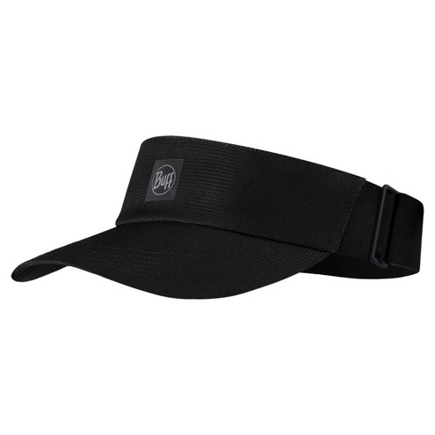 버프 고 바이저2 스포츠 모자, SOLID BLACK, 1개