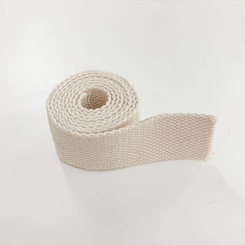 면 웨이빙끈 32mm x 1.7mm x 450cm, 아이보리, 1개