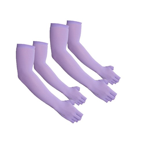 인콘트로 반장갑 토시 4p, 보라색, 4개