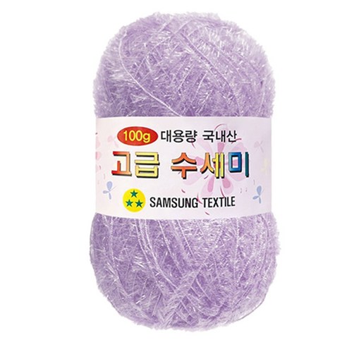 yarna 대용량 고급 수세미 100g, 101 흰색, 1개