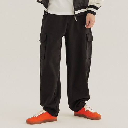 원더플레이스 남성용 오션퍼시픽 OCEAN Y2K RIB POINT CARGO SWEAT PANTS WOPC6SAPTZ03