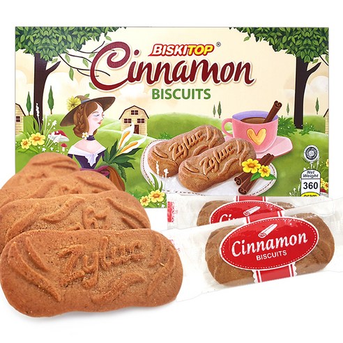 뉴트리365 비스키탑 시나몬 비스킷, 360g, 1개