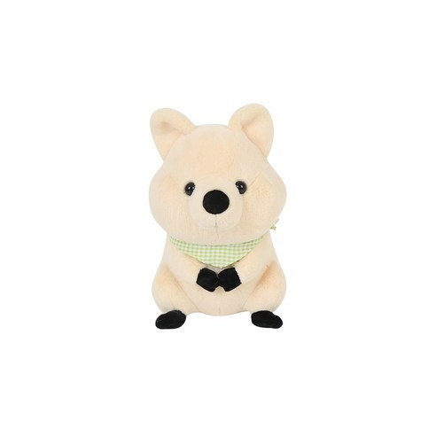 모찌타운 플러피 쿼카 봉제인형 S, 18cm, 크림, 1개