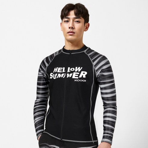 쿠기어드벤쳐 남성용 집업 래쉬가드 KT-R7520