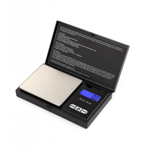 휴대용 소형 전자저울, 블랙, DH-MS, 1kg