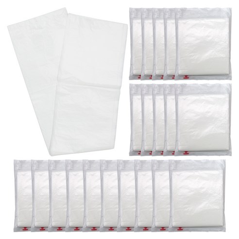 스위스녹스 재활용 분리수거 쓰레기봉투 배접 유백 20p, 20개, 40L