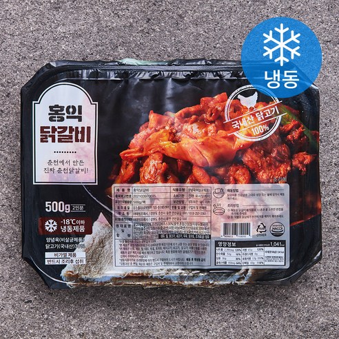 홍익닭갈비 (냉동), 500g, 1개