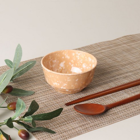 레트로 분식 떡볶이 팝 중식공기 1호, BROWN, 4개