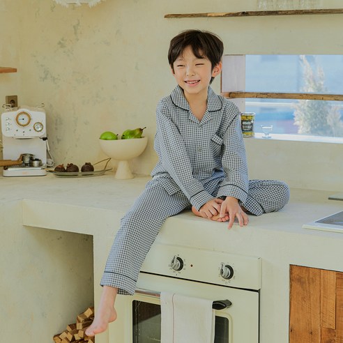 孩子們 時尚 男孩 服裝 睡衣 睡衣 套裝 男孩 男孩 家居服