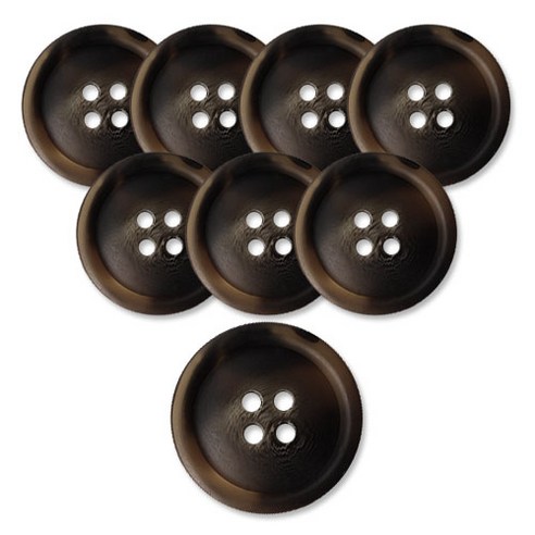 동대문단추왕 무광 코트 가디건 브라운 단추 23mm, 호동, 8개