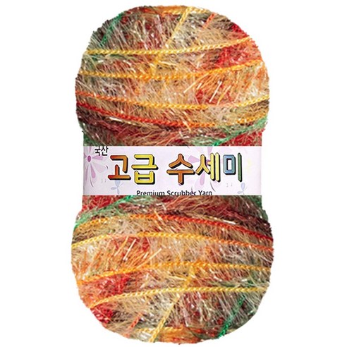 yarna 고급 수세미 뜨개실 나염 80g, 216, 1개