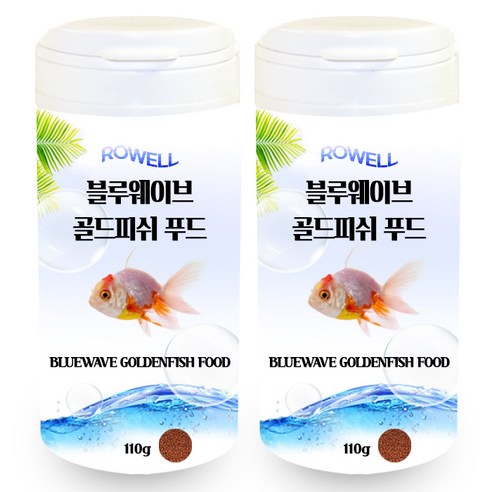 로웰 블루웨이브 골드피쉬 푸드, 110g, 2개