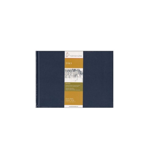 하네뮬레 D&S 스케치북 BLACK 가로형 140g, A6, 62매, 1개