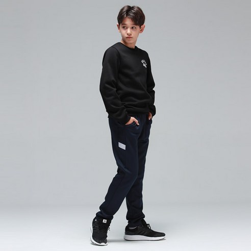 키스포 아동용 패럿로이스 기모 트레이닝 상하 세트