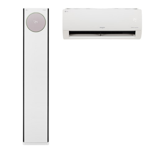 LG전자 인버터 62.6㎡(19평) + 18.7㎡(5.7평) 휘센 히트 멀티형 매립배관 타워에어컨 FQ19HCNWC2M 방문설치, 매립배관형