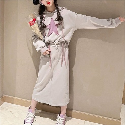 Junior  Fashion  Girl  Clothing  Skirt  Set  Girl  Girl  Junior  9歲以上