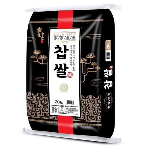   가가호호 찹쌀, 20kg, 1개