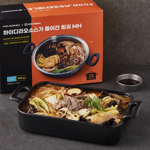 푸드어셈블 하이디라오소소가 들어간 훠궈MH 2인, 825g, 1개