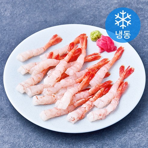 북방도화새우살 포장횟감 20미 (냉동), 1개, 80g(2L)