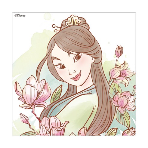 아이러브페인팅 디즈니 DIY PAINTING 20 x 20 cm, 뮬란