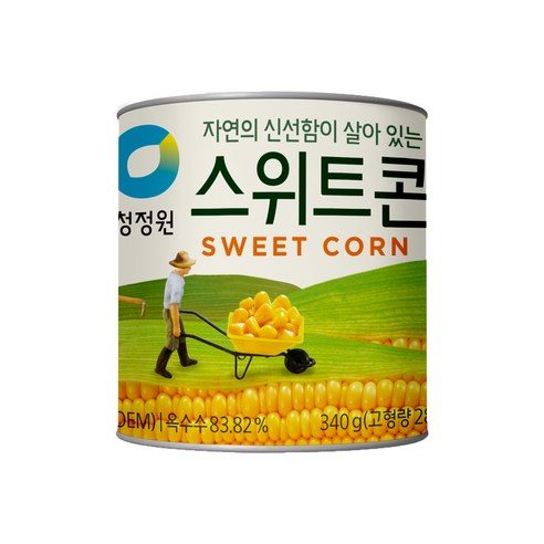 청정원 스위트콘 통조림, 340g, 1개