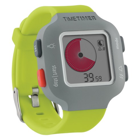 타임타이머 워치 플러스 손목시계 S, LIME GREEN