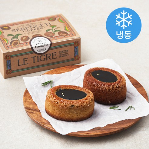 세렝게티커피 초코 가나슈 티그레 (냉동), 60g, 2개입, 1개