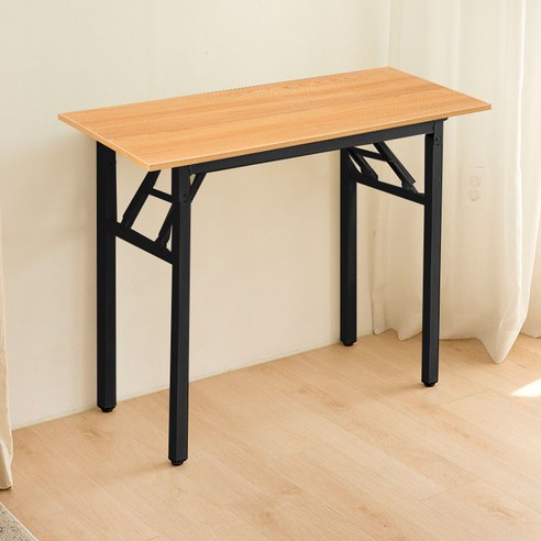 가구느낌 베스트 책상, 네추럴 + 블랙