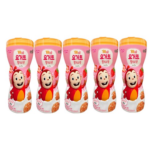 프로엠 코코몽 까까 요거트 딸기스낵 50g, 5개