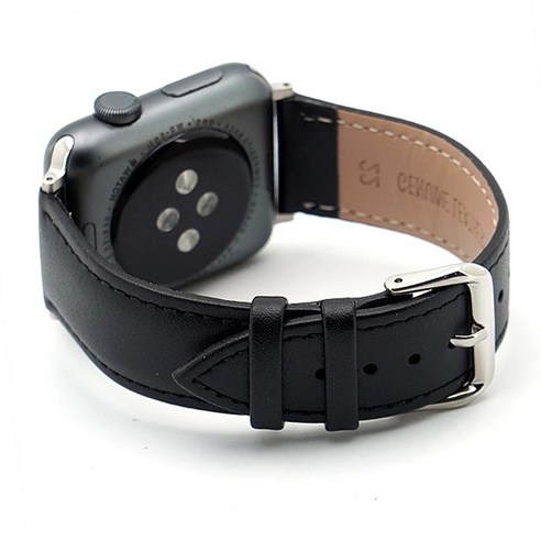 모모켓 애플워치 제이든 레더 심플 가죽 스트랩 L 42 / 44 / 45 mm, 브라운