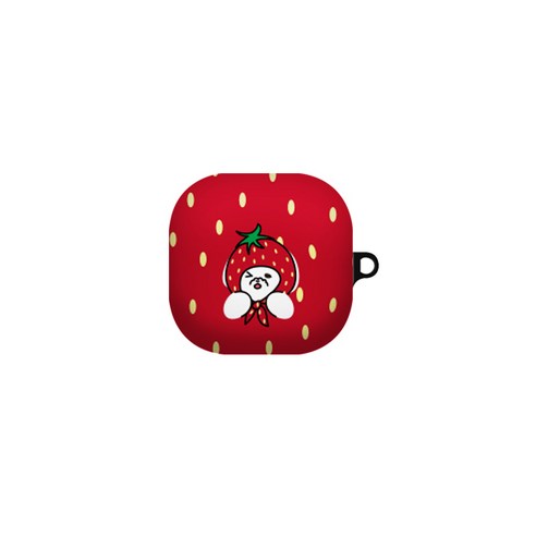 단부리 비비숑 갤럭시 버즈프로 하드케이스, 귀욤숑