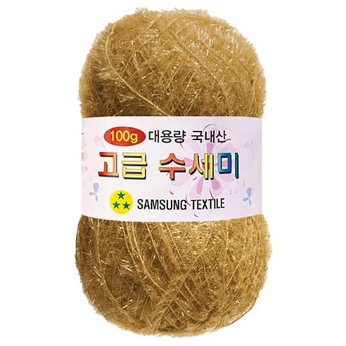 yarna 대용량 고급 수세미 100g, 173옐로우카멜, 1개