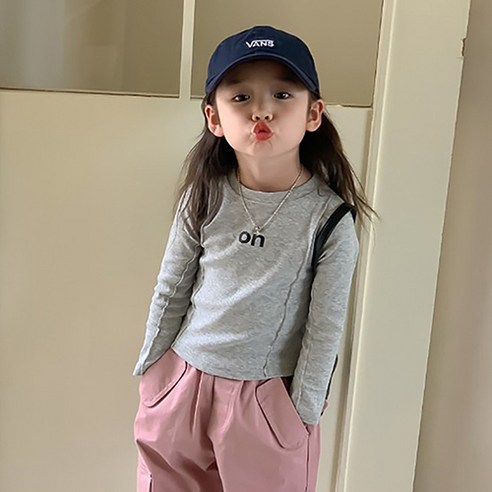 꼰띠키즈 여아용 온앤온 티셔츠