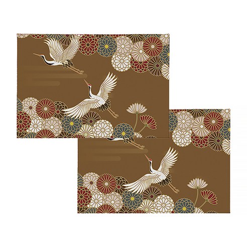 화려한 패턴 기본 테이블 매트 2p, 04, 45 x 45 x 0.3 cm