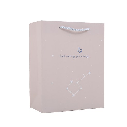 마켓감성 유니버스 별자리 쇼핑봉투 10p, 핑크