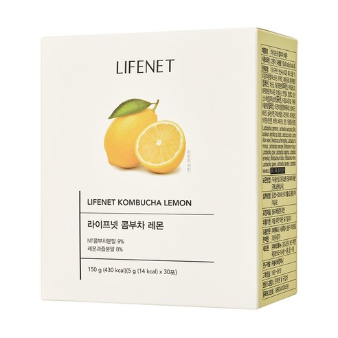 라이프넷 콤부차 레몬, 5g, 30개