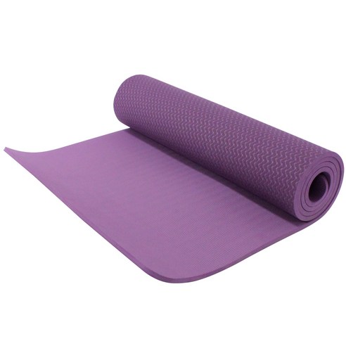 고무나라 TPE 슈퍼와이드 요가매트 10mm, 퍼플, 1개