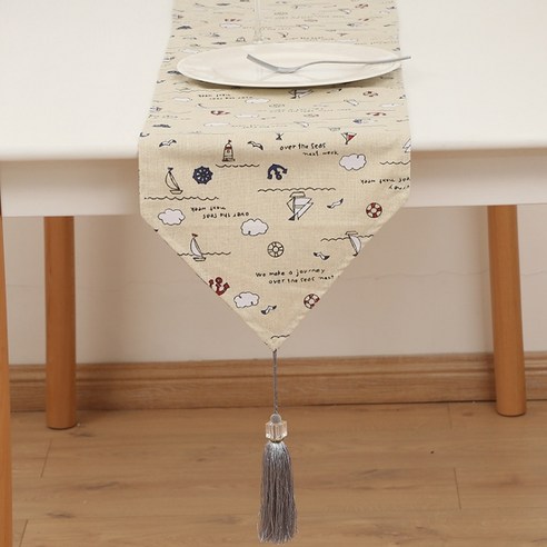 에이홉 다양한 무늬 테이블 러너, IN 07, 너비 30cm x 길이 200cm