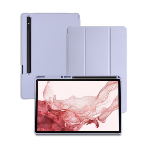 라이노핏 노블 태블릿PC 커버 케이스, 페일 라벤더