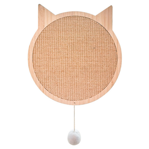 모모 고양이 스크래치 보드 39 x 41 cm, 브라운, 1개
