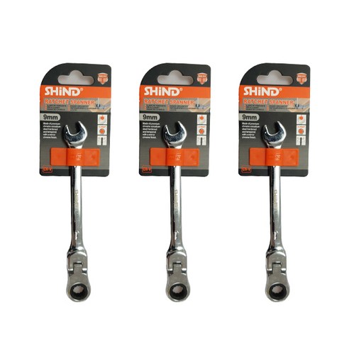 ABM 자동 라쳇렌치 9mm, 3개